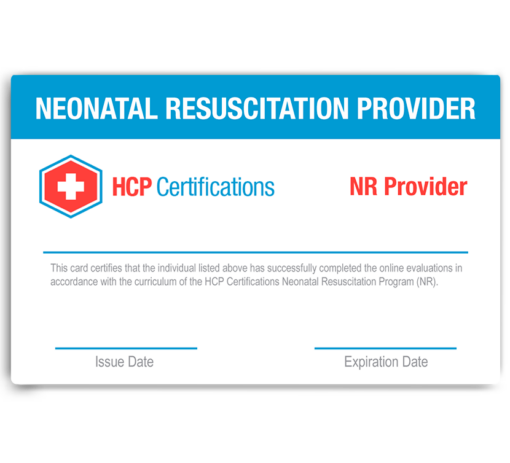 NRP Provider Card